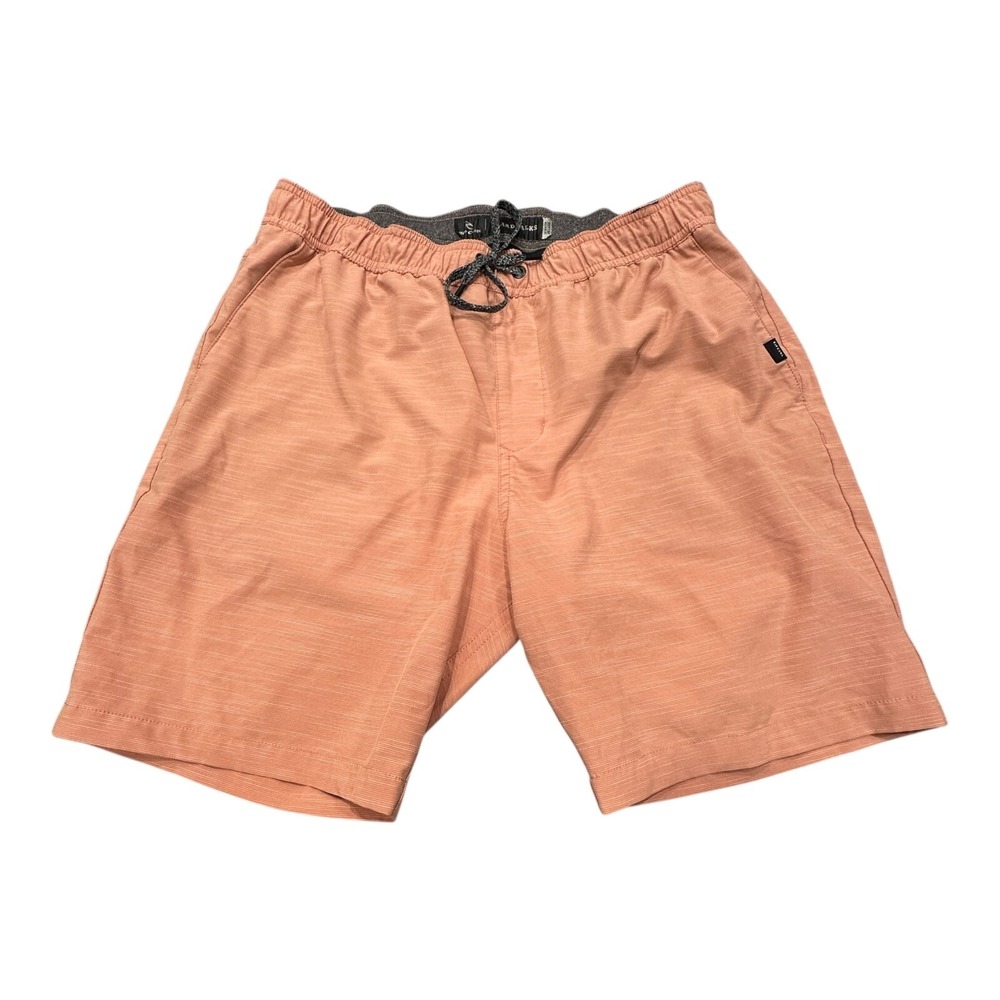 Rip Curl Mirage Board Shorts Trunk Mens Large‎ Red Boardwalks In Water on Land
